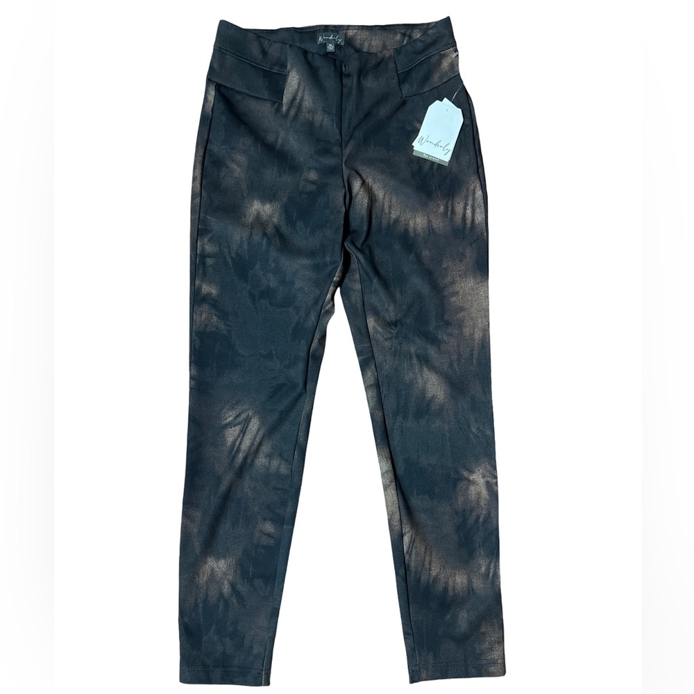 Wonderly Black Tie Dye Full Length Leggings
